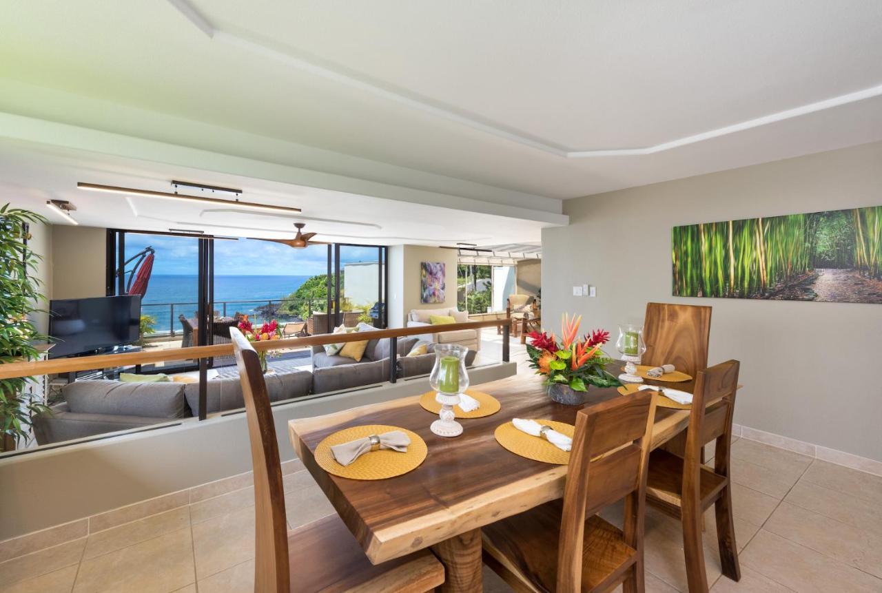 Puu Poa Ocean Bluff Condo, Incredible Views, Walk To Beaches, Pool & Tennis Princeville Exterior photo