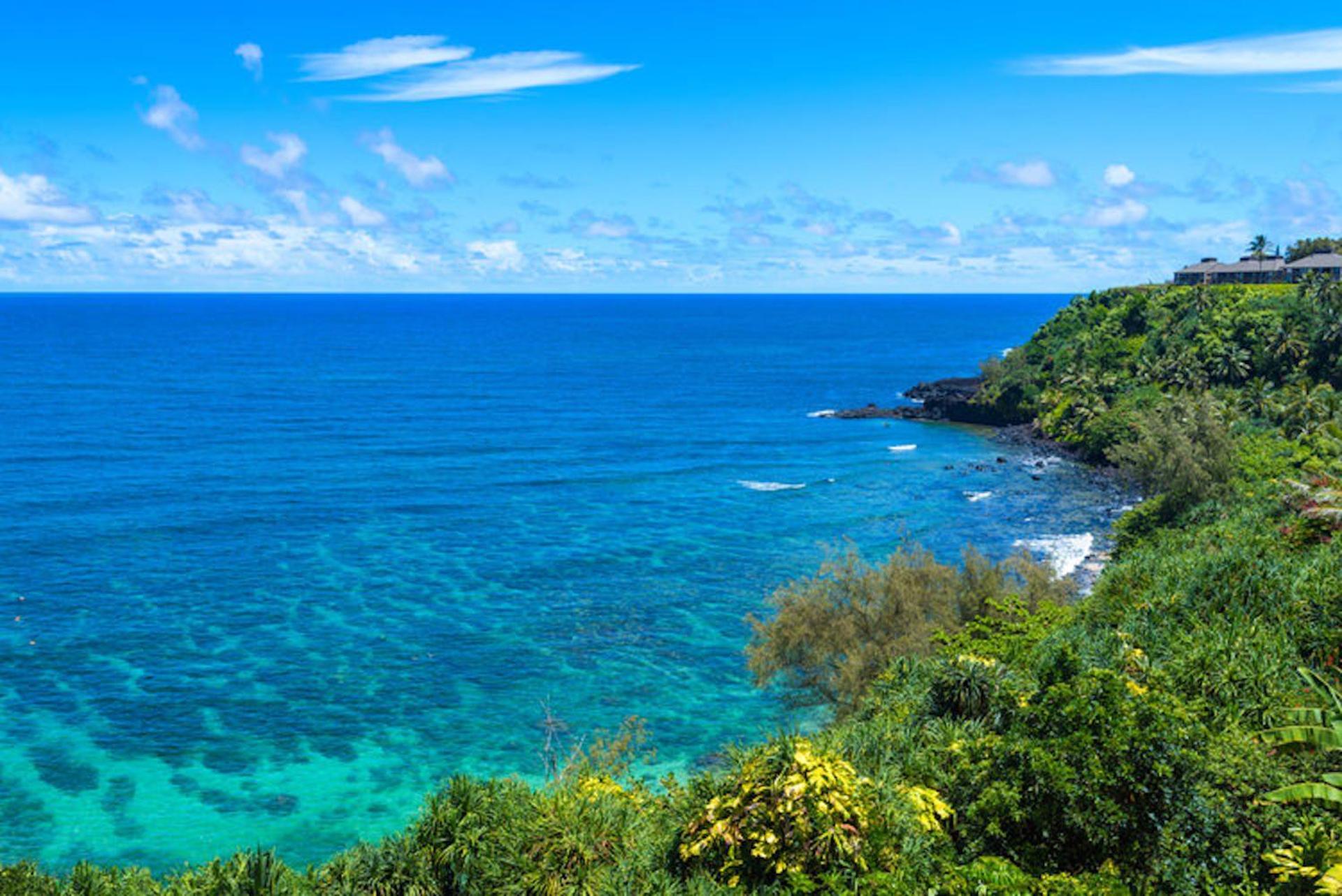 Puu Poa Ocean Bluff Condo, Incredible Views, Walk To Beaches, Pool & Tennis Princeville Exterior photo